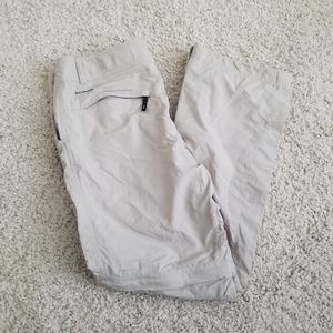 Columbia Omnishade Convertible Pants Khaki 8 EUC